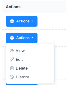 Actions Menu