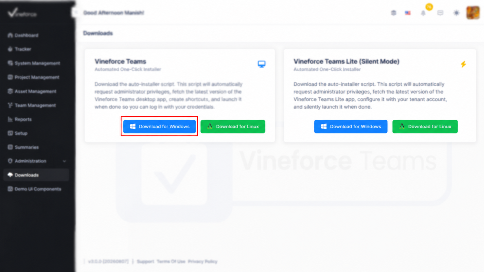 Download Vineforce Teams for Windows
