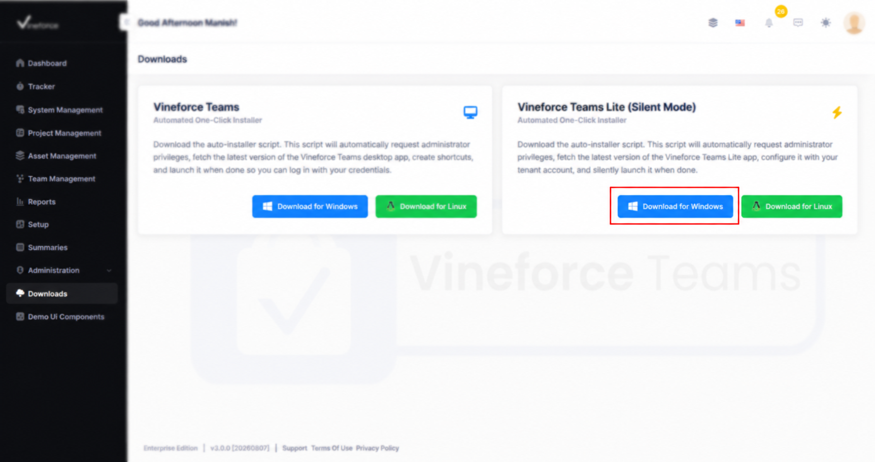 Download Vineforce Teams Lite for Windows