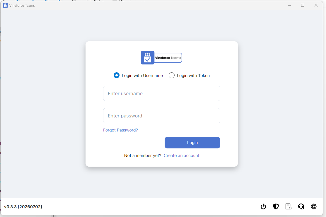 Sign in to Vineforce Teams